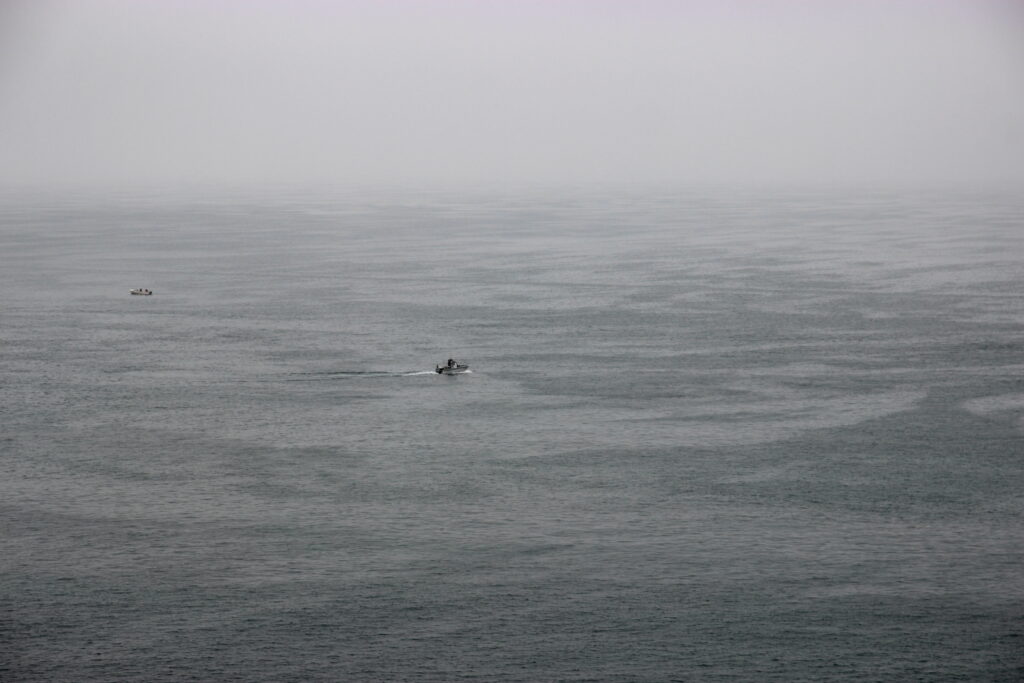 La Manche à Granville sous les brumes